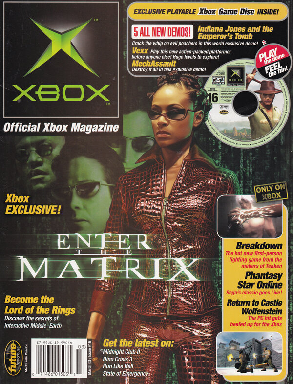 Official Xbox Magazine Issue 16 (March 2003) cover